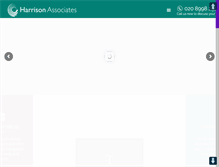 Tablet Screenshot of harrisonassociates.org